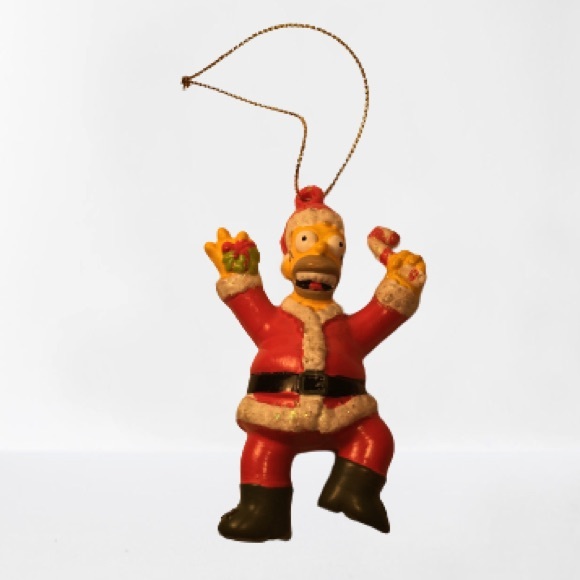 Christmas ornament, Homer Simpson Santa Claus - Picture 1 of 2